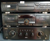 A lot of three stereo pieces by Teac - Amp SU-610 / CD Player SLPG390 / Tuner ST610L - excellent