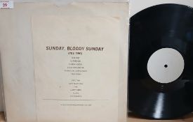 A U2 ( you two ) Birmingham NEC Arena Dec 1982 Live Recording - plain sleeve with printed insert -