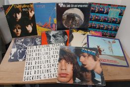 A VG/VG lot of albums by The Rolling Stones - sleeves showing some wear - a nice selection of ten