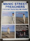 A Manic Street Preachers promo poster - Bus Stop / Hoarding for 'this is my truth ' rolled not