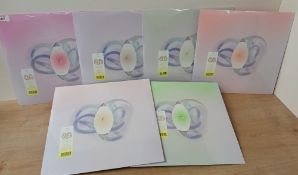 A selection of NM/M Bjork remixes - clear vinyl - photos show all titles and remix details - a