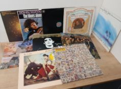 A ten record lot with albums by - Ry Cooder , Electric Flag , Lou Reed and more as in photos - VG/VG