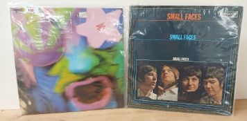 A two record lot with The Crazy World of Arthur Brown album on UK Track and Small Faces - self