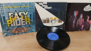 A five album lot with titles by Caravan , Free and Robert Calvert and more VG/VG+ in general