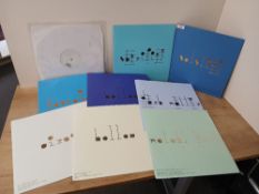 A selection of Bjork remixes as in photos for Biophilia - EX/NM - 9 x 12 inch singles with a white