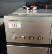 A Pioneer X5 Midi Stack System - a solid set in good working and cosmetic condition - comes with