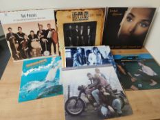 A 12 record mixed lot with with The Pogues ,Gary Numan , Prefab Sprout and more as in photos - VG/VG