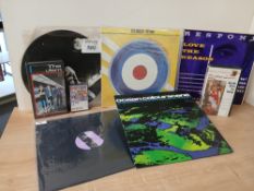 A Mod related lot of items with a VHS , cassettes and more - Merton Parkas - an early Ocean Colour