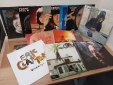 A 13 Album mixed Lot of Frankie Miller and Eric Clapton titles- good reseller / online seller