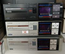 A Pionner P-DX500 Lot of 3 CD Players - quite rare items in reasonable cosmetic condition - two