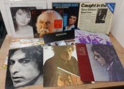 A Ten record lot - a mixed selection - ideal for shop / reseller - VG/VG - Kate Bush , Bob Dylan ,