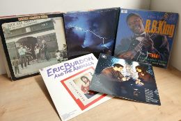 A 17 Album mixed lot of albums - generally VG+/VG+ rock , pop and more - ideal stock for online ,