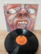 A King Crimson Gatefold Polydor issue of ' In the court of the Crimson King ' VG+/VG+ - A nice clean