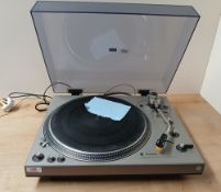 A Technics SL-1300 Direct Drive Turntable with dust cover - in excellent condition with Audio