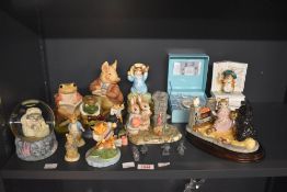 A miscellaneous assortment of Beatrix Potter items to include limited edition Beswick Pottery '