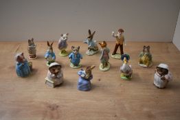 Thirteen Beswick Pottery and Royal Albert bone china Beatrix Potter character studies to include 'Mr