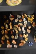 A selection of English Pottery Wade 'Whimsies' to include panda, camel, hippopotamus, hare and