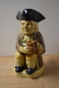A Woods & Sons Burslem pottery limited edition Toby jug, depicting Ralph Wood circa 1770, limited