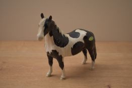 A Beswick Pottery Piebald Pinto Pony, model number 1373 (Second Version), designed by Arthur