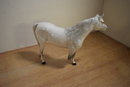 A Beswick Pottery Huntsman's Horse model number 1484 designed by Arthur Gredington in white gloss