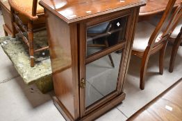 A Victorian mahogany music cabinet, dimensions approx. H93 W55 D35cm