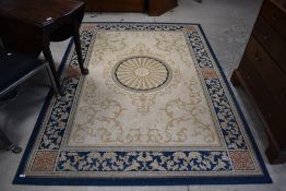 A modern Belgian polypropylene rug, approx 230 x 170cm