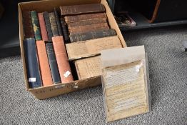 A selection of 19th-century hardback volumes, pertaining to the Church, History and Darwin, (