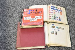 Four 20th-century amateur stamp collecting books, to include examples from Great Britain and the