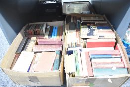 A large miscellaneous selection of books including titles 'Lorna Doone' by RD Blackmore and 'What