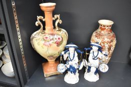 A quantity of 19th to early 20th-century ceramic ware, to include a large Royal Worcester-style