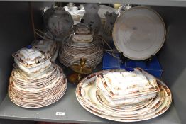 An early 20th century Coronaware Alexandra part dinner service forty three pieces approximately sold