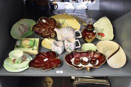 A selection of 20th-century Carlton Ware hand painted ceramic tableware, to include a Convolvus