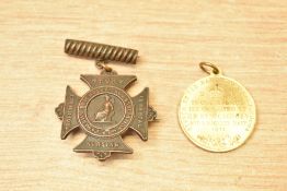 Nursing badge Medico Psychological Association For Proficiency In Mental Nursing, bronze-coloured