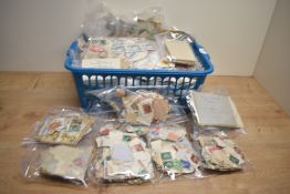 A large quantity of 20th-century stamps, individually bagged into groups, to include examples from