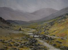 *Local Interest* John Schofield (British 20th Century) Oil on board 'Scafell Pike and Lingmell