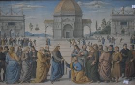 After Pietro Perguino (Italian 1445 - 1523) and Signor Fattorini (19th Century) Chromolithograph '