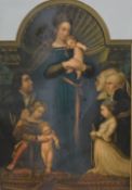 After Hans Holbein (German 1465 - 1524) and C.Schultz (19th Century) Chromolithograph 'The Madonna