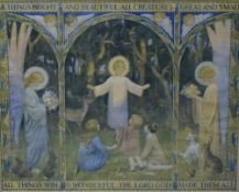 After Margaret Winifred Tarrant (British 1888 - 1959) Lithograph 'All Things Bright and