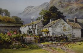 *Local Interest* After Judy Boyes (British b.1943) Lithograph 'Summer Morning at Yewdale, Coniston',