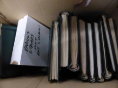 GB & WORLDWIDE COLLECTIONS MINT & USED IN 9 VOLUMES Various clean SG springback albums housing a