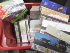 GB PRESENTATION PACKS & FLOWER FAIRY ALPHABET POSTCARDS FRAMED Collection of around 40