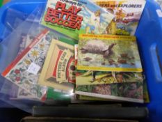 TRADE CARD ALBUMS & SOME CIGARETTE CARDS, TUB WITH 60+ VOLUMES Collection of 60+ volumes with a