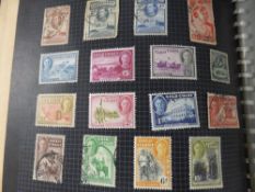 WORLDWIDE - COLLECTION IN ALBUM, TIN, SHOEBOX, WITH PACKETS ETC Box with world material in album,