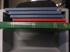 BRITISH COMMONWEALTH COLLECTIONS IN 6 VOLUMES ALL ERAS MINT AND USED 1 full size 16 page S/B along