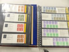 GREAT BRITAIN COLLECTION OF APX 90 BARCODED BOOKLETS, ALL LAID FLAT IN ALBUMS Lovely clean