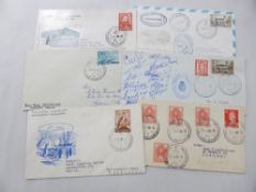 ARGENTINA 1950's/60's NAVAL DETACHMENT COVERS TO DECEPTION ISLAND (FALKLANDS) 6 Postal history
