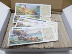 TRADE CARDS: TYPHOO TEA SEVERAL HUNDRED CARDS MUCH FROM THE 1930's Several piles of Typhoo Tea