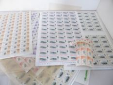 FALKLAND ISLANDS 1960's RANGE OF FULL SHEETS, PART SHEETS OF STAMPS ALL MNH Range of full sheets and