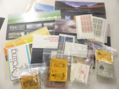 GREAT BRITAIN BOOKLETS, YEAR PACKS, PRESENTATION PACKS ETC IN BOX Chiefly GB (although we do note