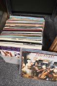 A large collection of classical LP records.
